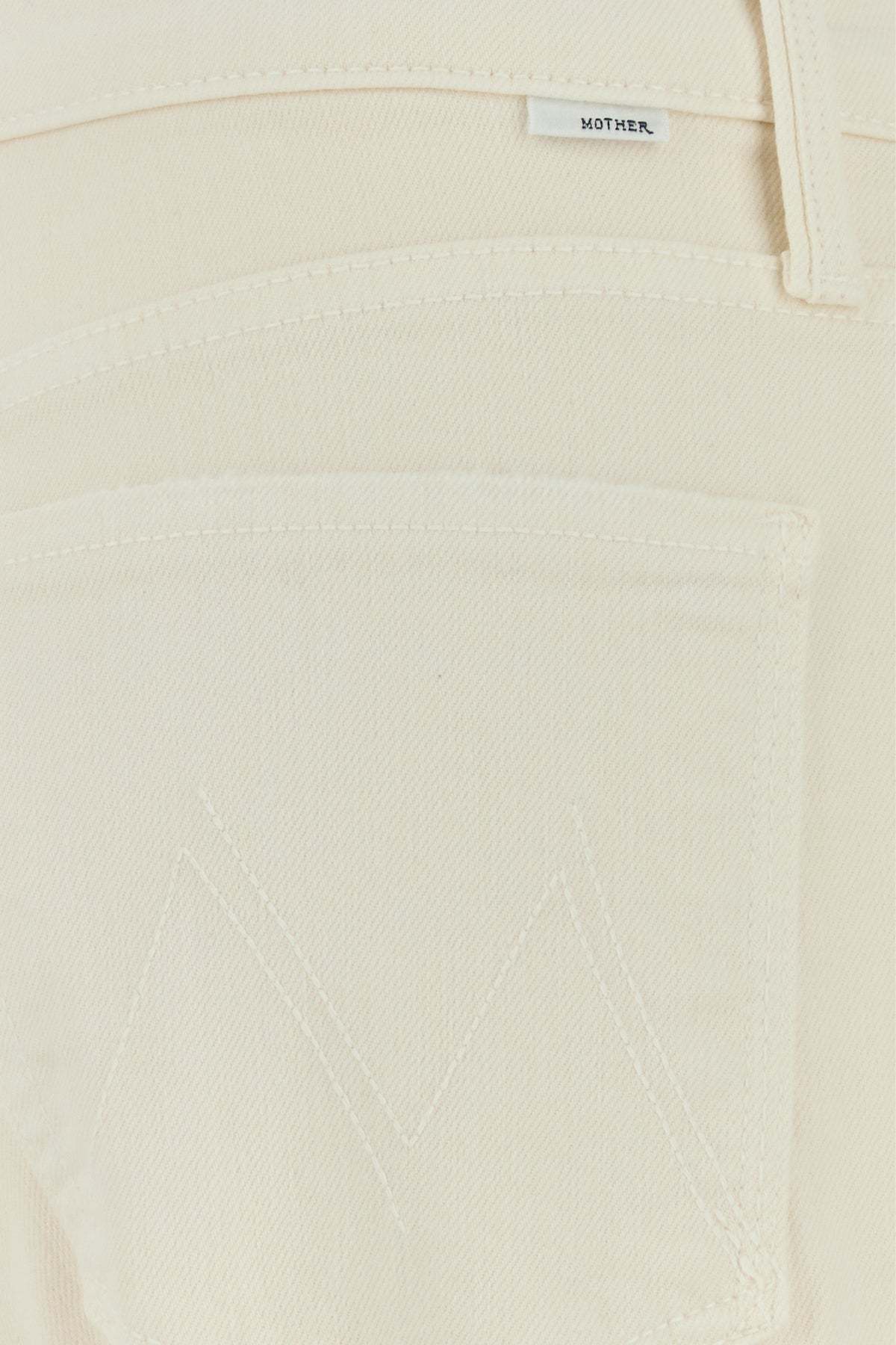 Mother Stretch Denim The Rambler Trousers In Nude
