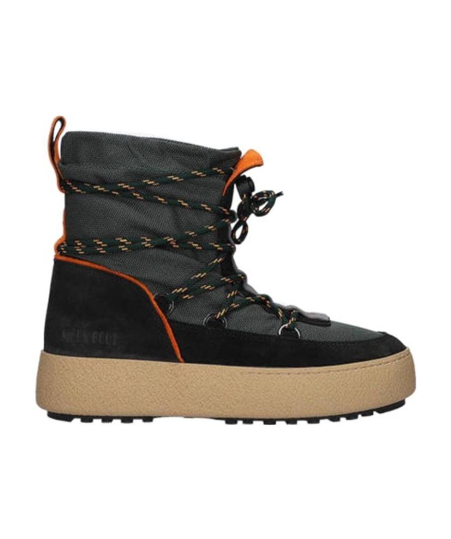 Moon Boot Mtrack Sport Khaki Boots In Black