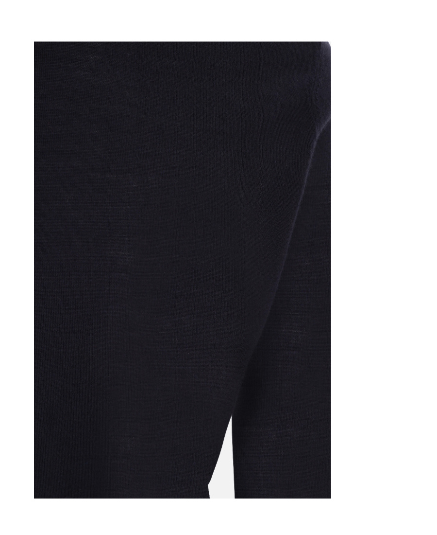 Zegna High-neck Long-sleeved Sweater In Gold