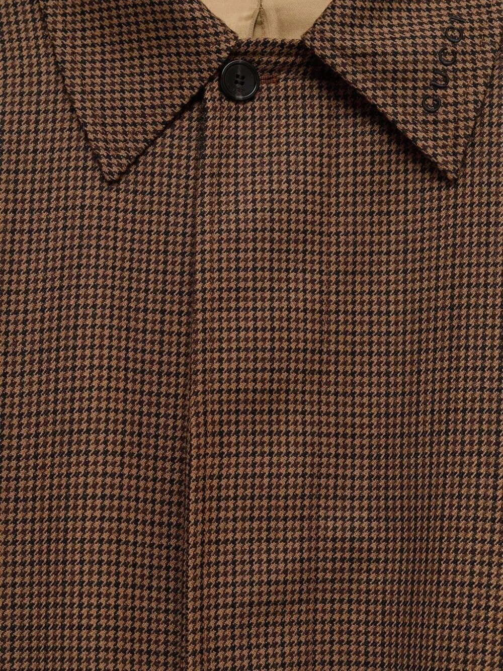 Gucci Wool Coat In Multi