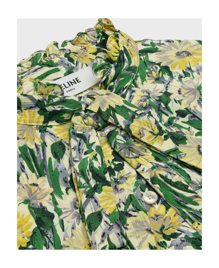 Celine Lavallière Blouse In Paquerette Crepon