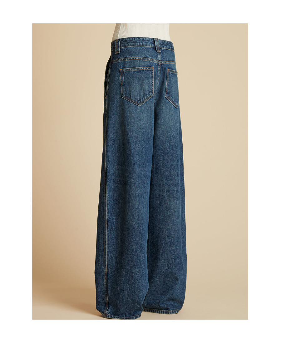 KHAITE THE BACALL LOW-RISE JEANS