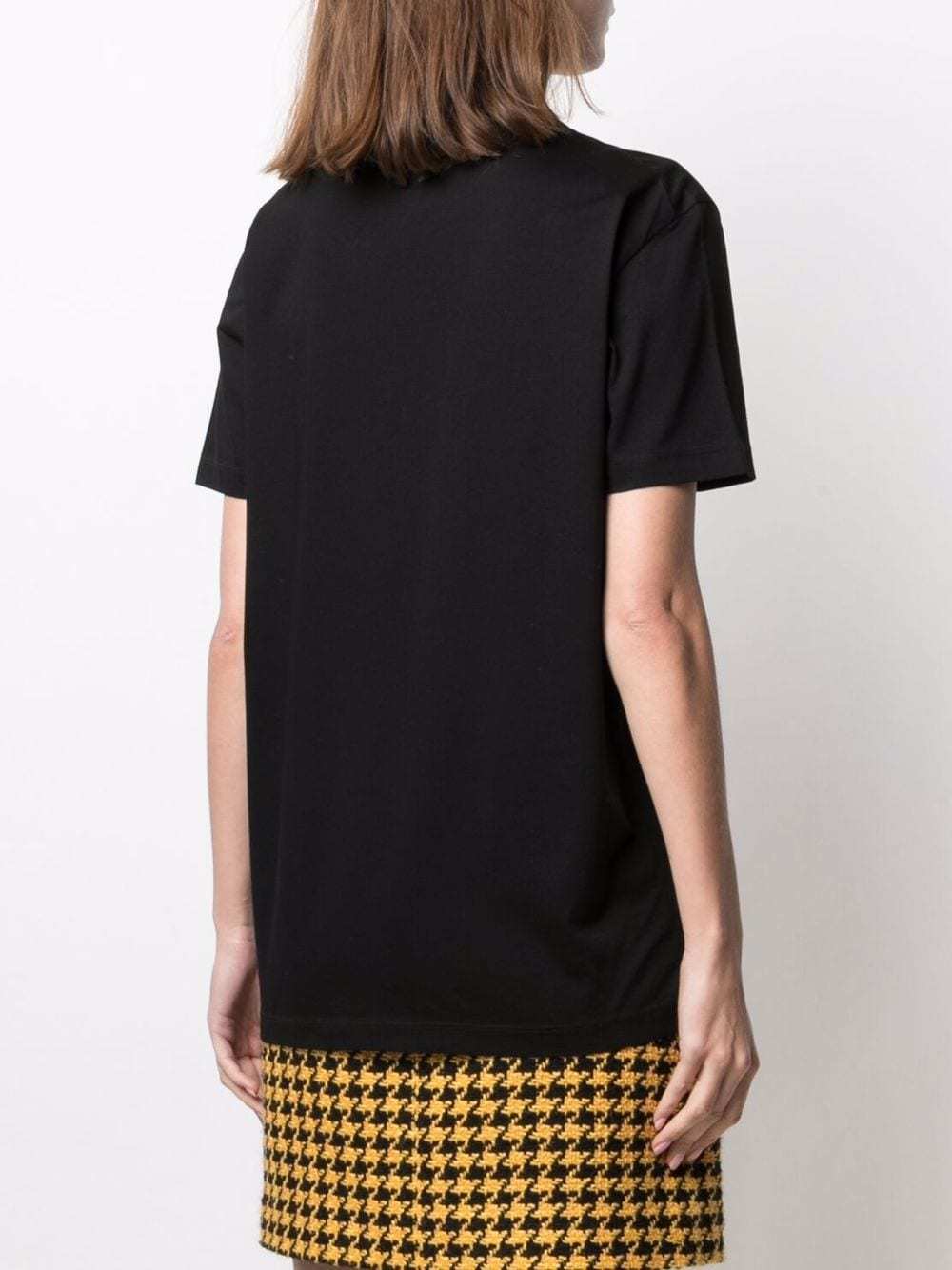 Dsquared2 Slogan Printed Crewneck T-shirt In Black
