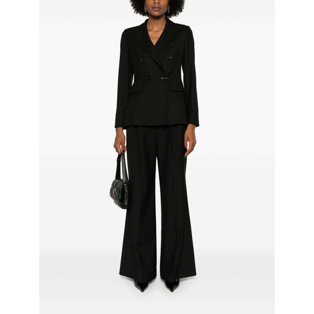 Givenchy High-waist Palazzo Trousers In Black