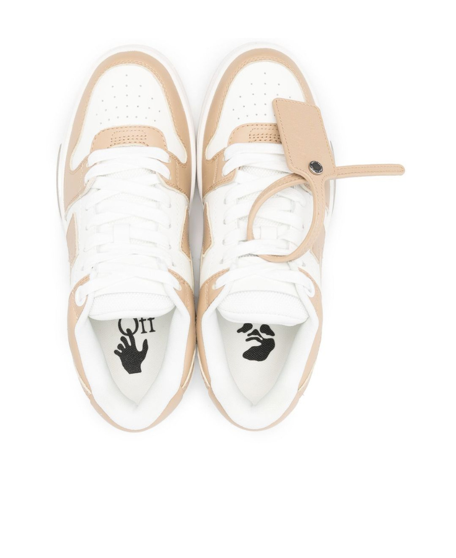 Off-white Out Of Office Low-top Sneakers In Nude