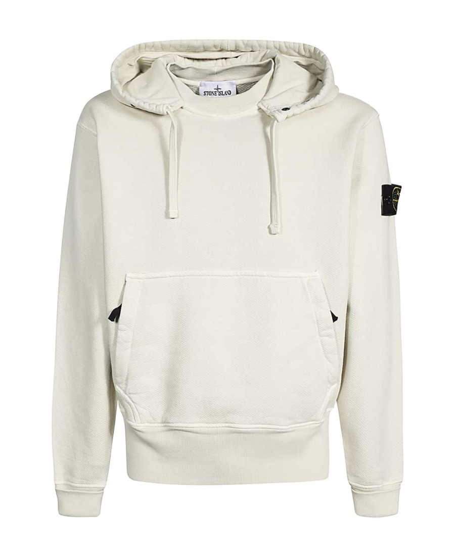 STONE ISLAND STONE ISLAND COMPASS PATCH DRAWSTRING HOODIE