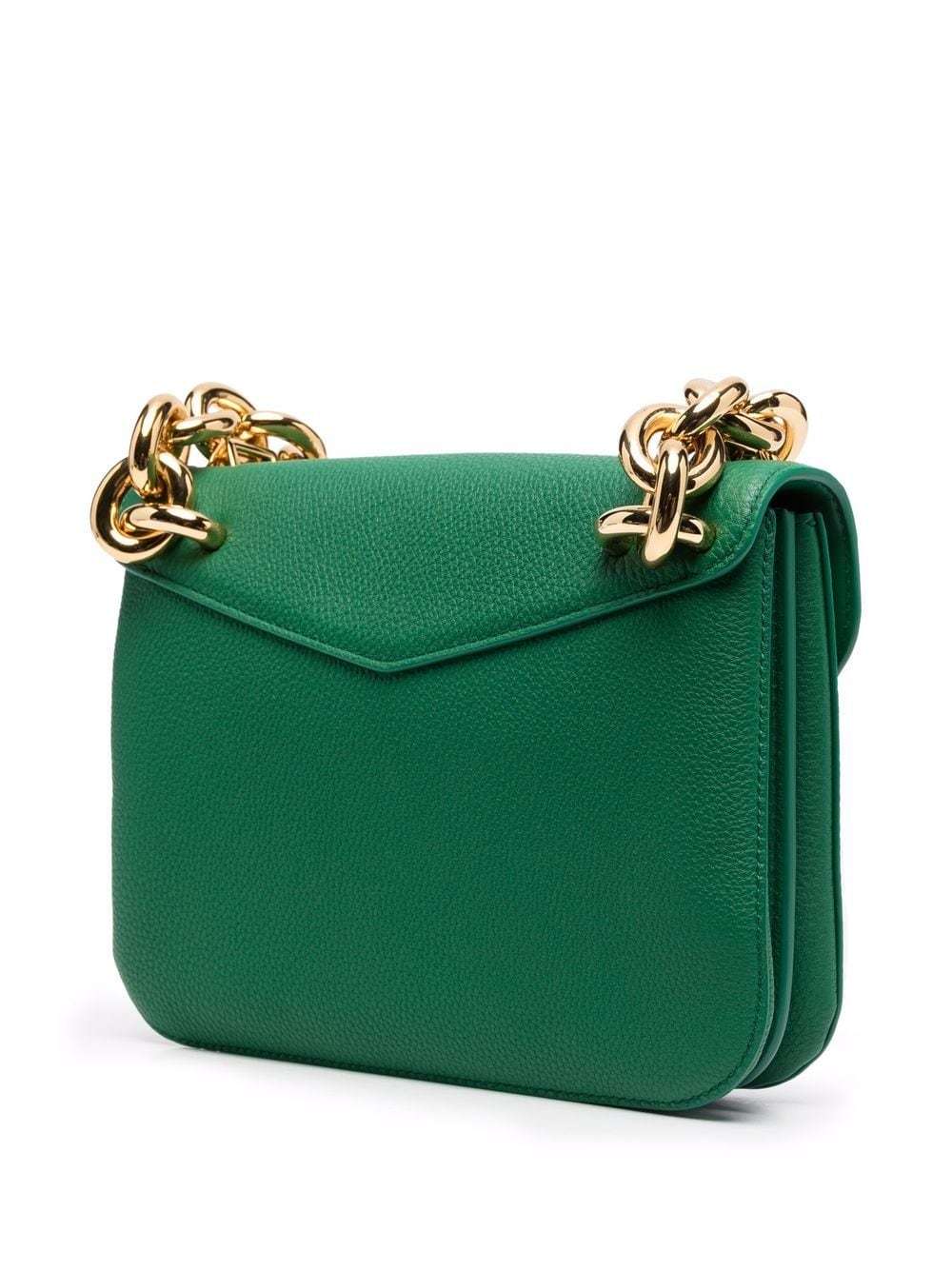 Bottega Veneta Beak Chain Tote Bag In Green