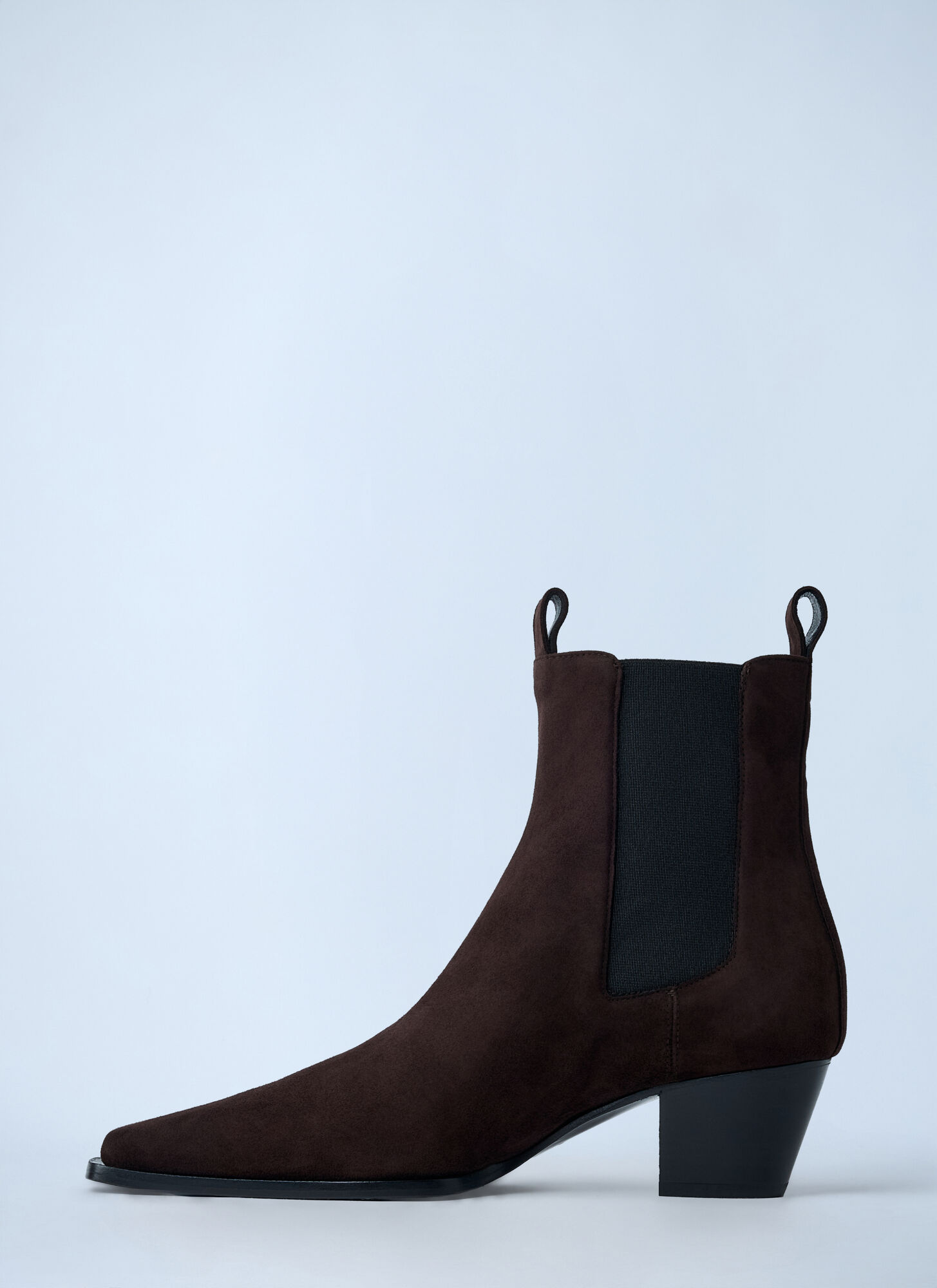 Totême Toteme The City 45 Suede Chelsea Boots In Brown