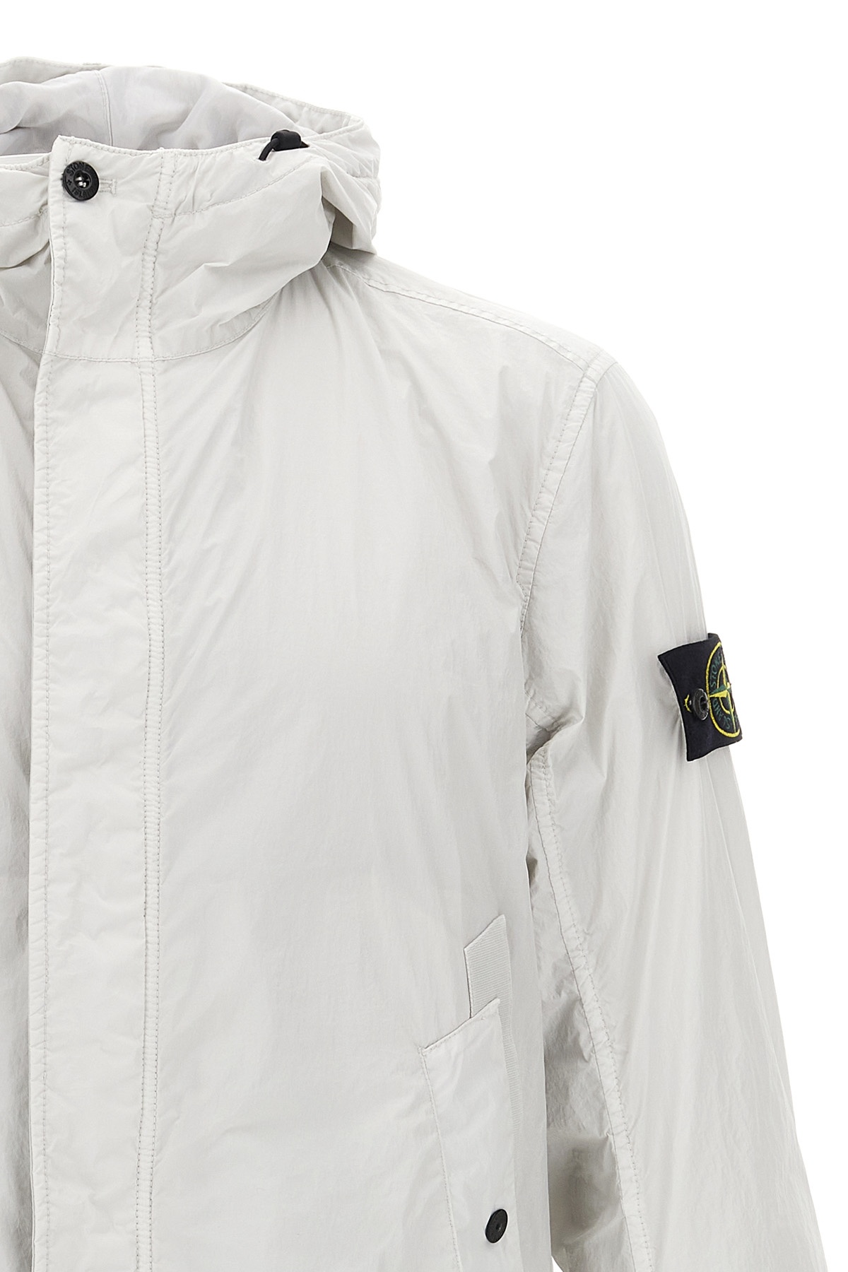 STONE ISLAND STONE ISLAND COMPASS PATCH HOODED JACKET