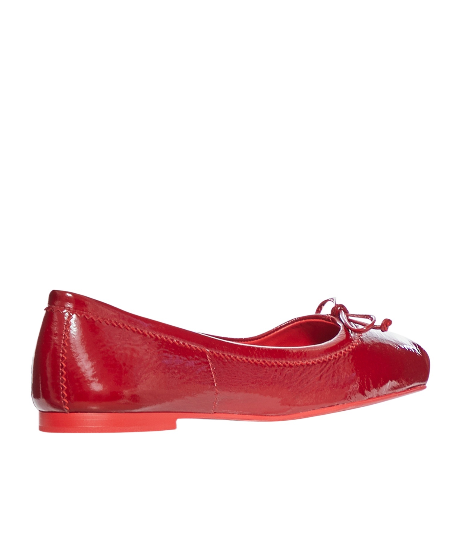 Christian Louboutin Mamadrague Patent Flat In Red