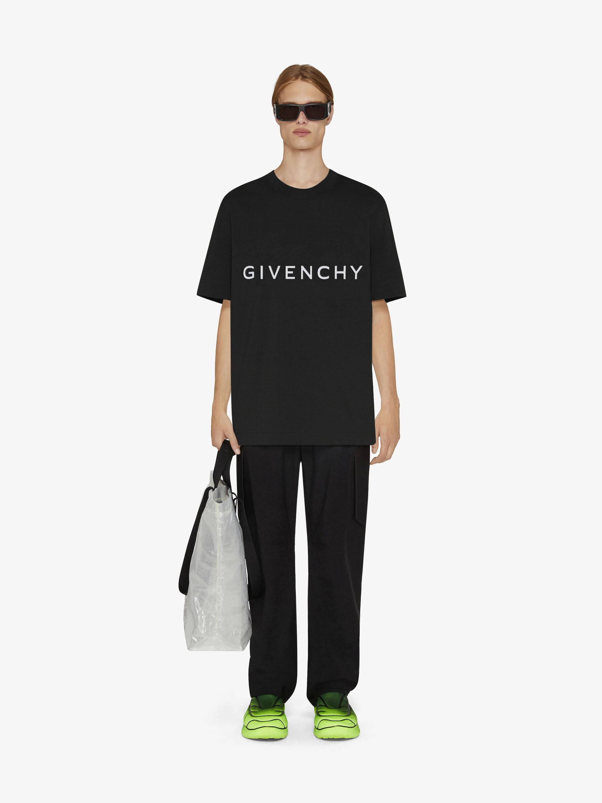 Givenchy Archetype Drop-shoulder T-shirt In Black