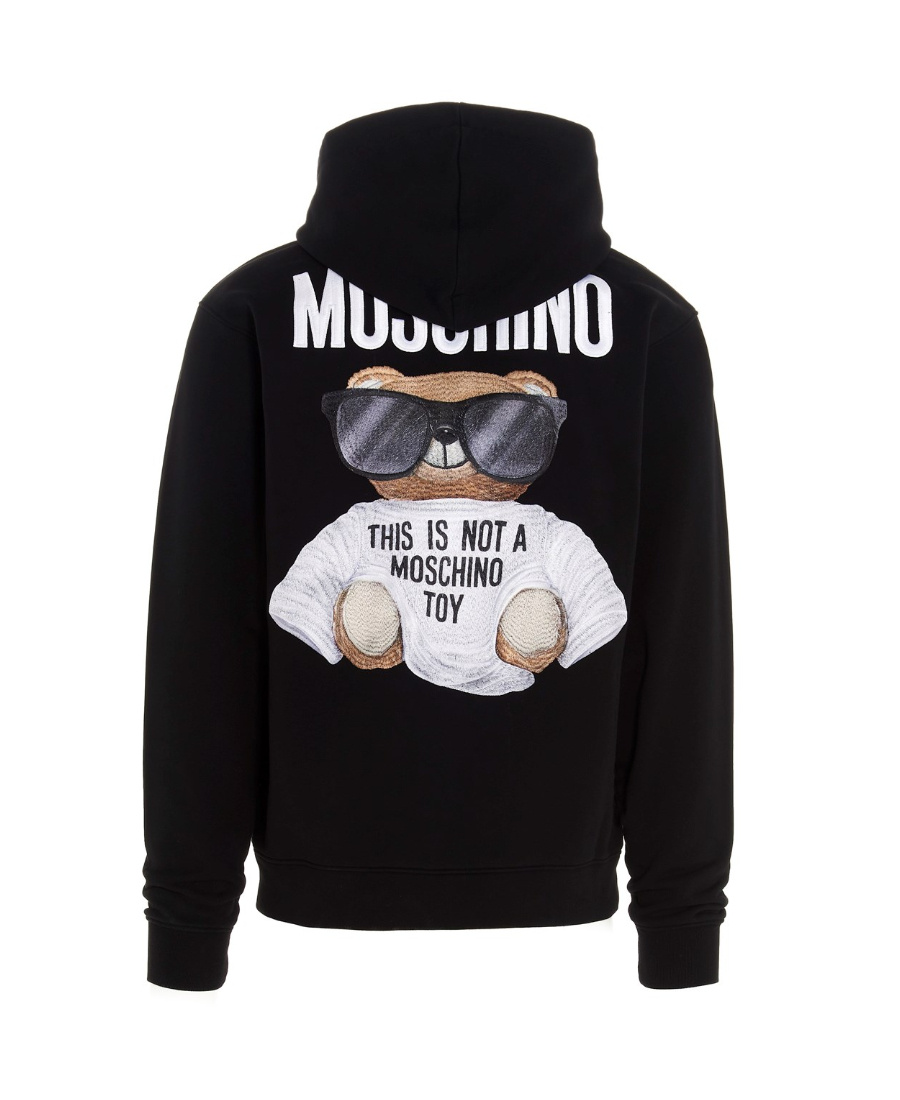 Moschino Graphic Print Sweatshirt In Black