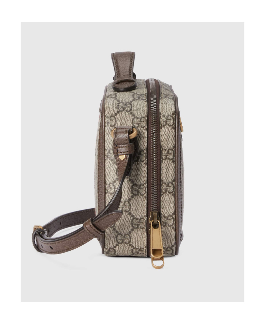 Gucci Ophidia Monogram-pattern Messenger Bag In Nude