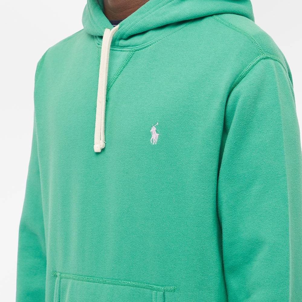 Polo Ralph Lauren Garment-dyed Fleece Hoodie In Green