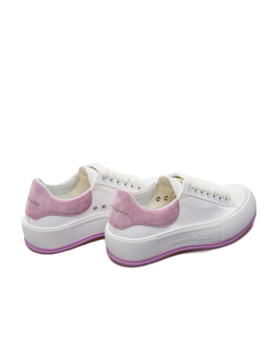 Alexander Mcqueen Tread Slick Chunky-sole Sneakers In White