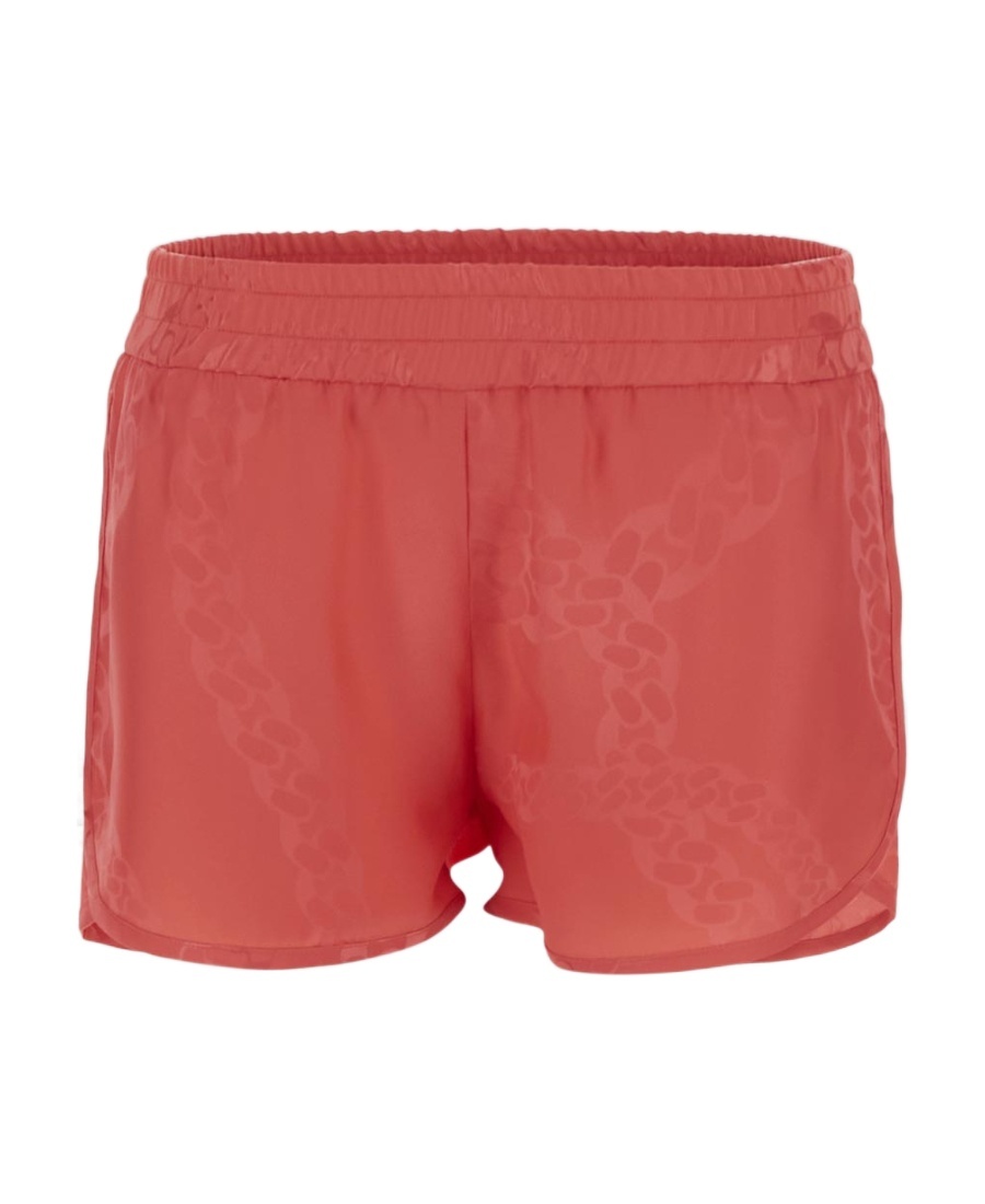 Stella Mccartney Print Silk Shorts In Red