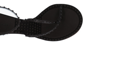 Bottega Veneta 55mm Stud-embellished Sandals In Black