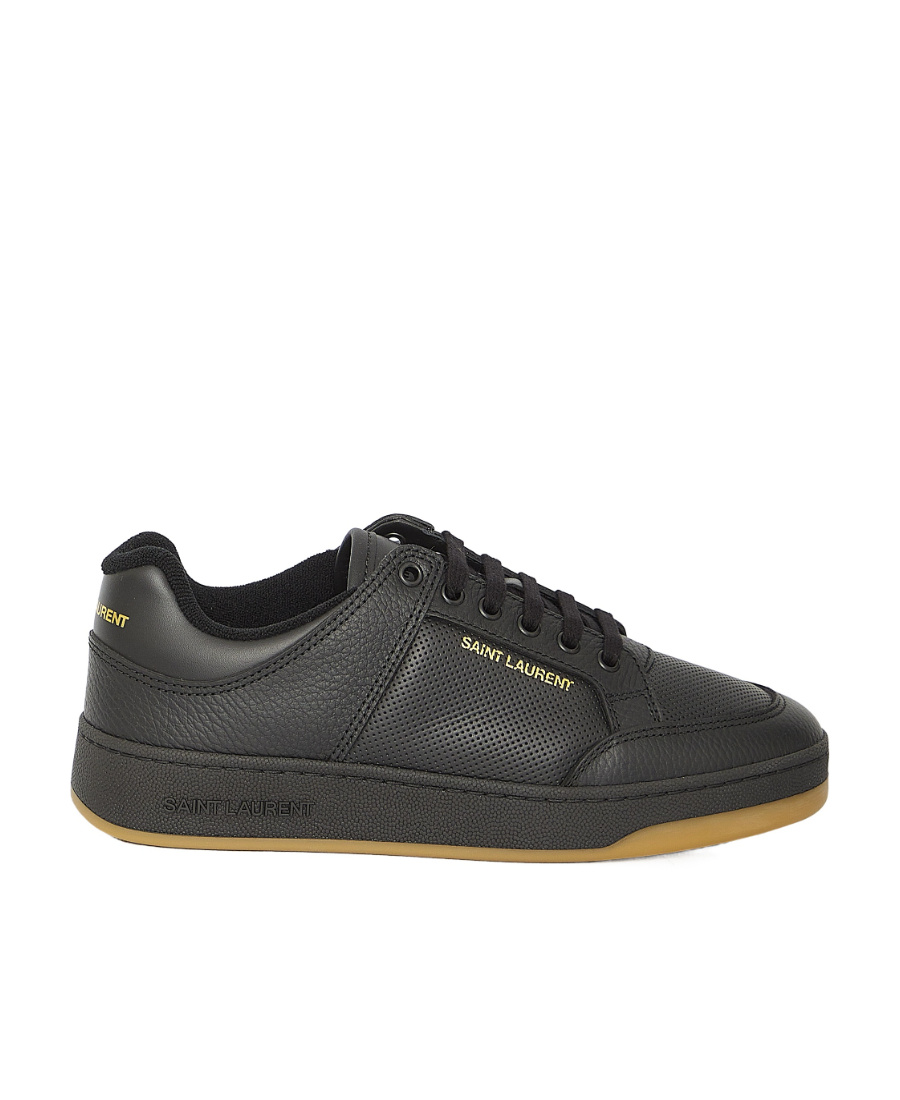 Saint Laurent Court Classic Sl/10 Sneakers In Black