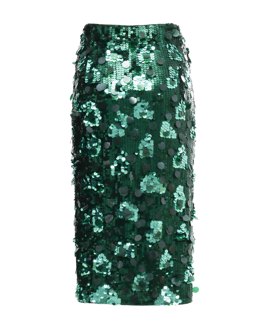 P.A.R.O.S.H P.A.R.O.S.H. ALL-OVER SEQUIN-EMBELLISHED MIDI SKIRT