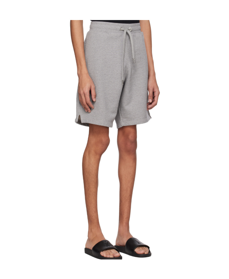 Ami Alexandre Mattiussi Loose And Tight Rope Shorts In Gray