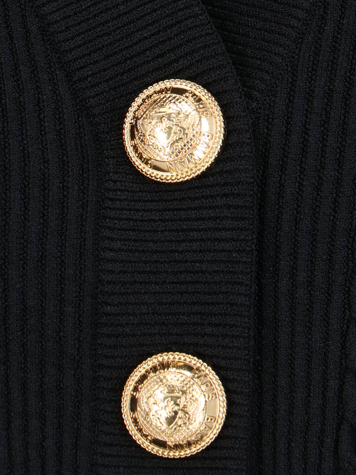 Balmain V-neck Long Sleeved Knitted Cardigan