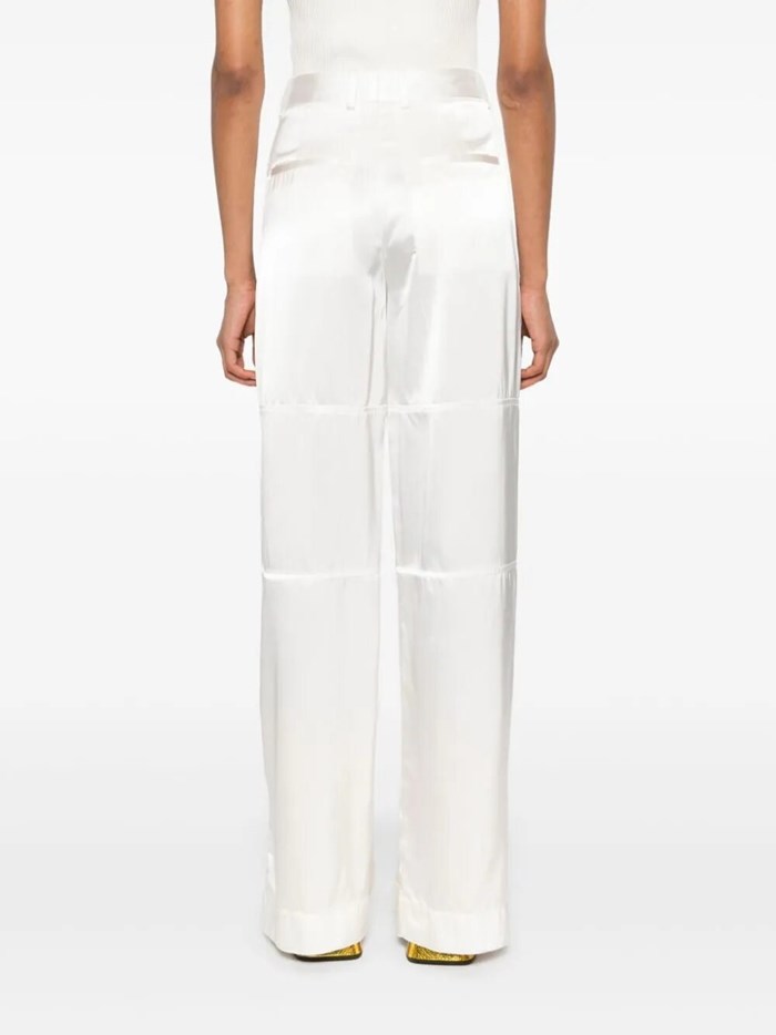 Jil Sander Cargo Trousers In White