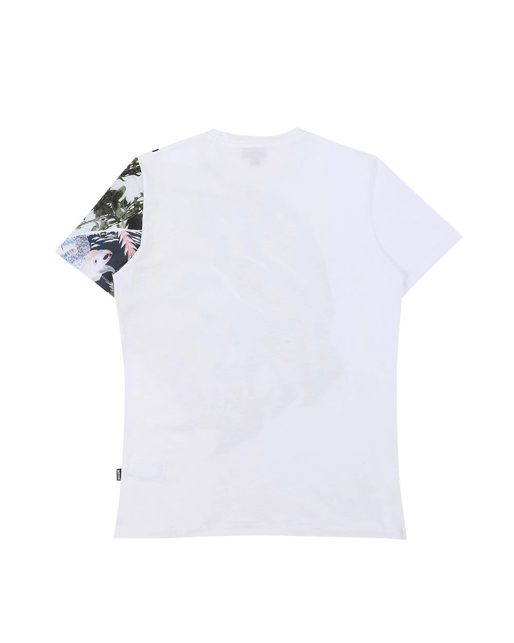 Just Cavalli T-shirt With Round Neck And Short Sleeves In White