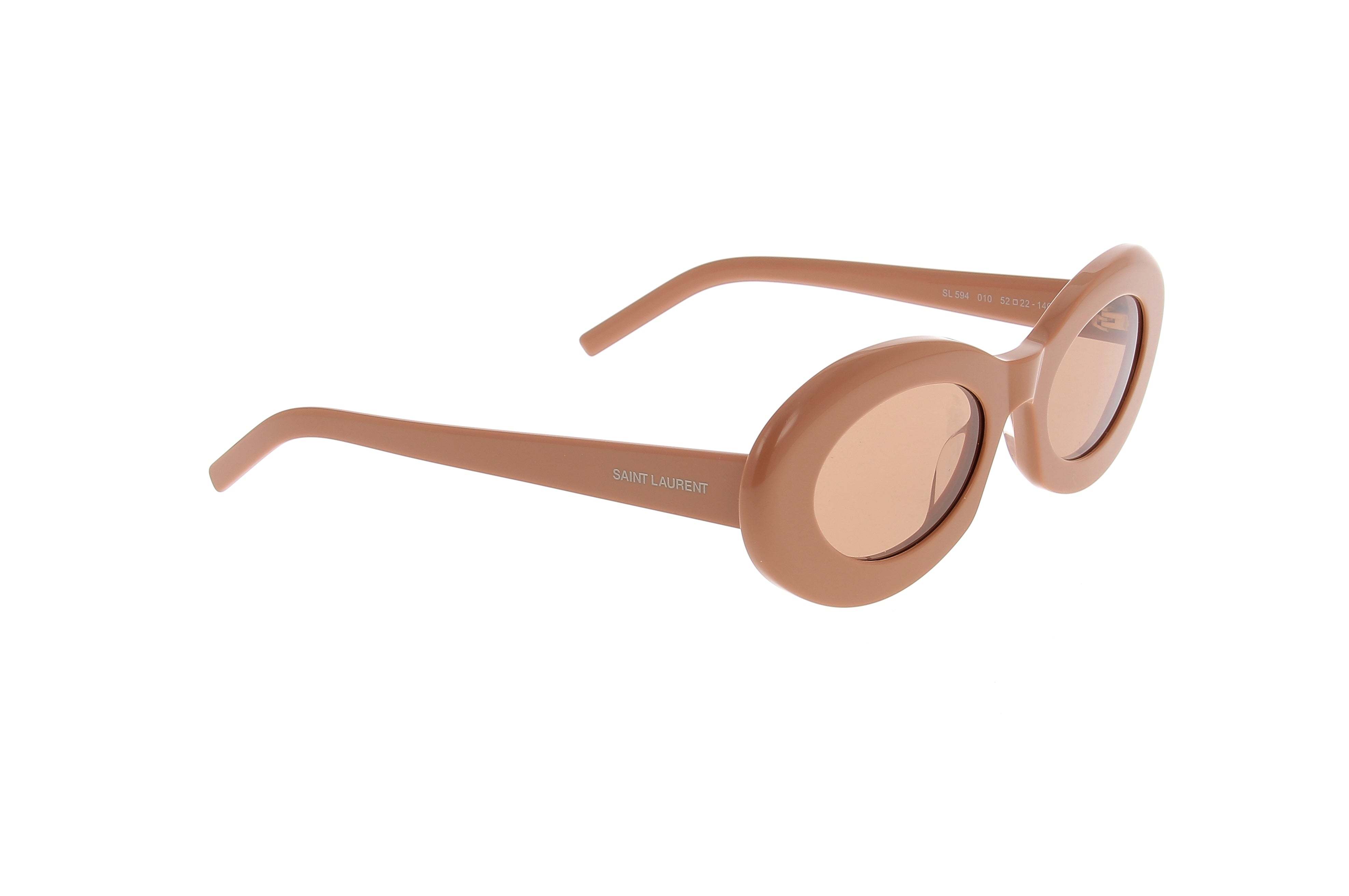 Saint Laurent Full Frame Sunglasses In Brown