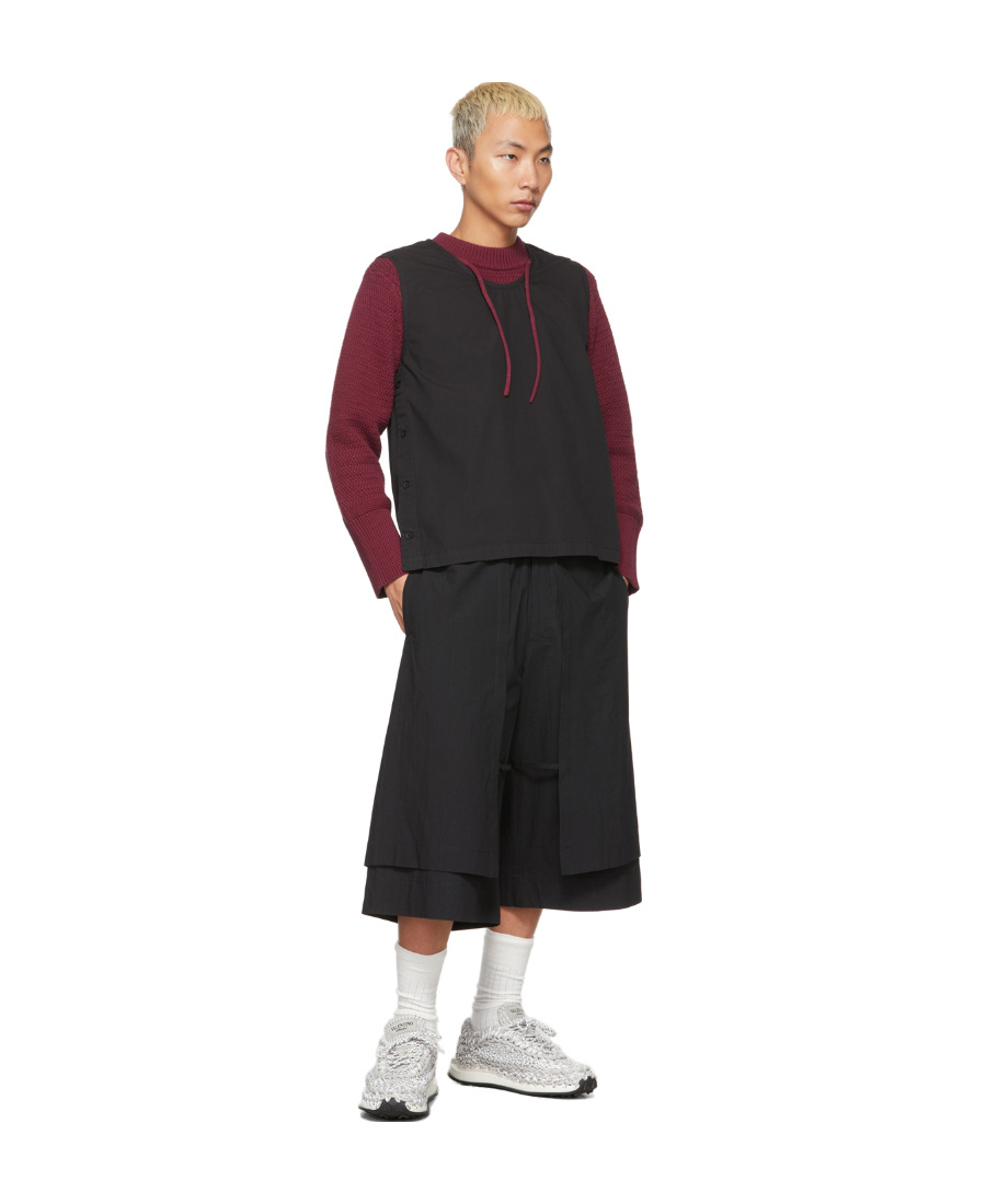 Craig Green Burgundy Round Neck Sweater In Red