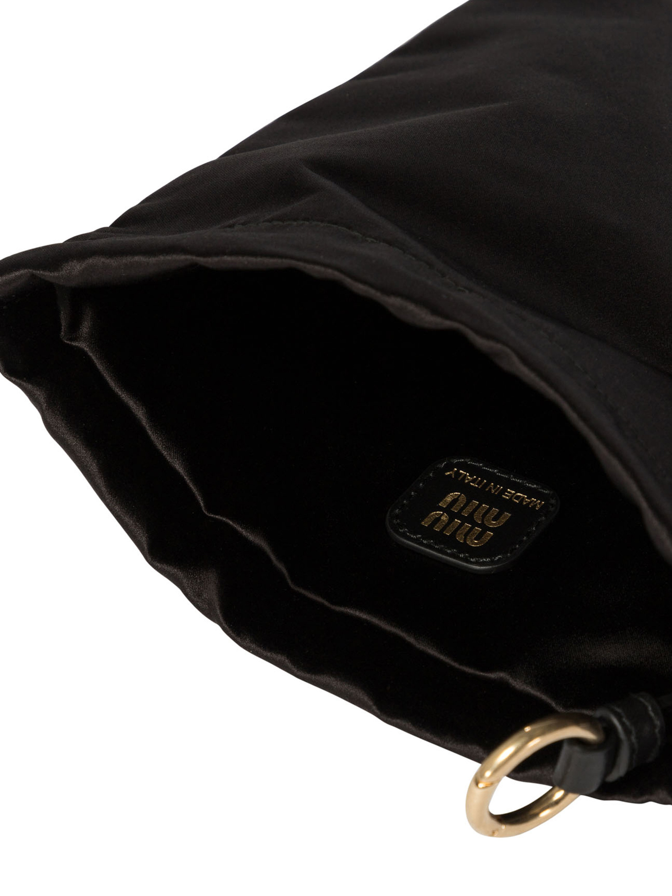 Miu Miu Clutch Bag In Black