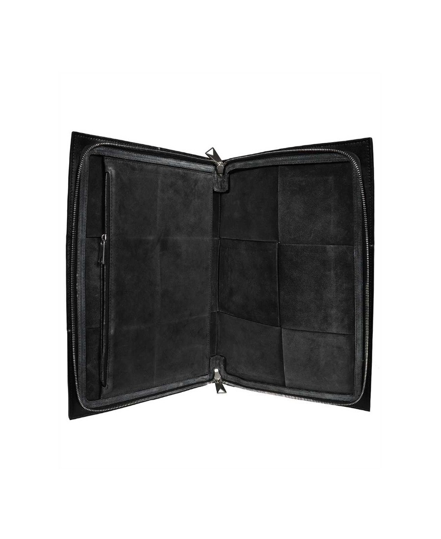 Bottega Veneta Slim Cassette Long Wallet In Black