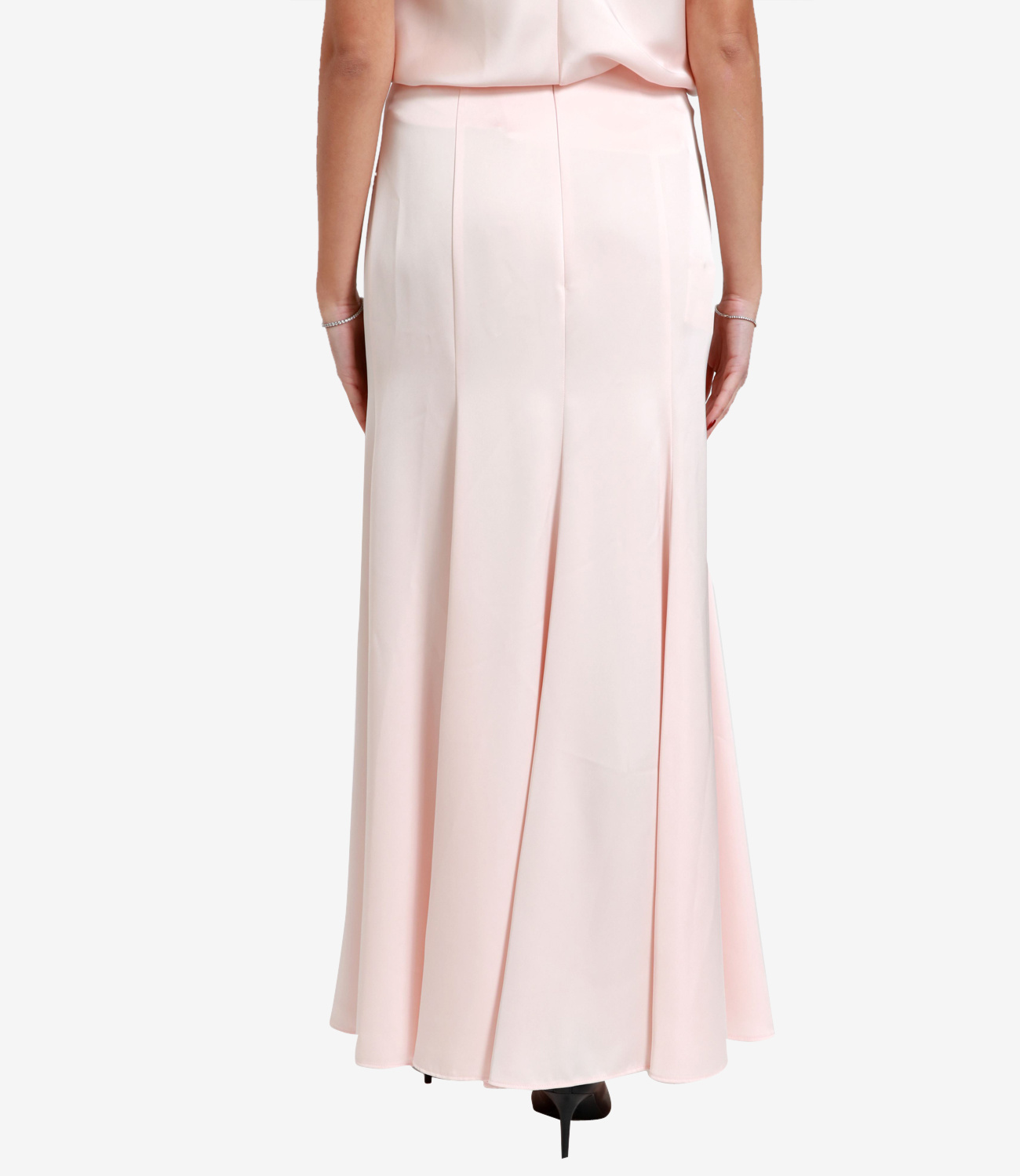 PHILOSOPHY DI LORENZO SERAFINI ZIPPER SKIRT WITH PLEATED BACK