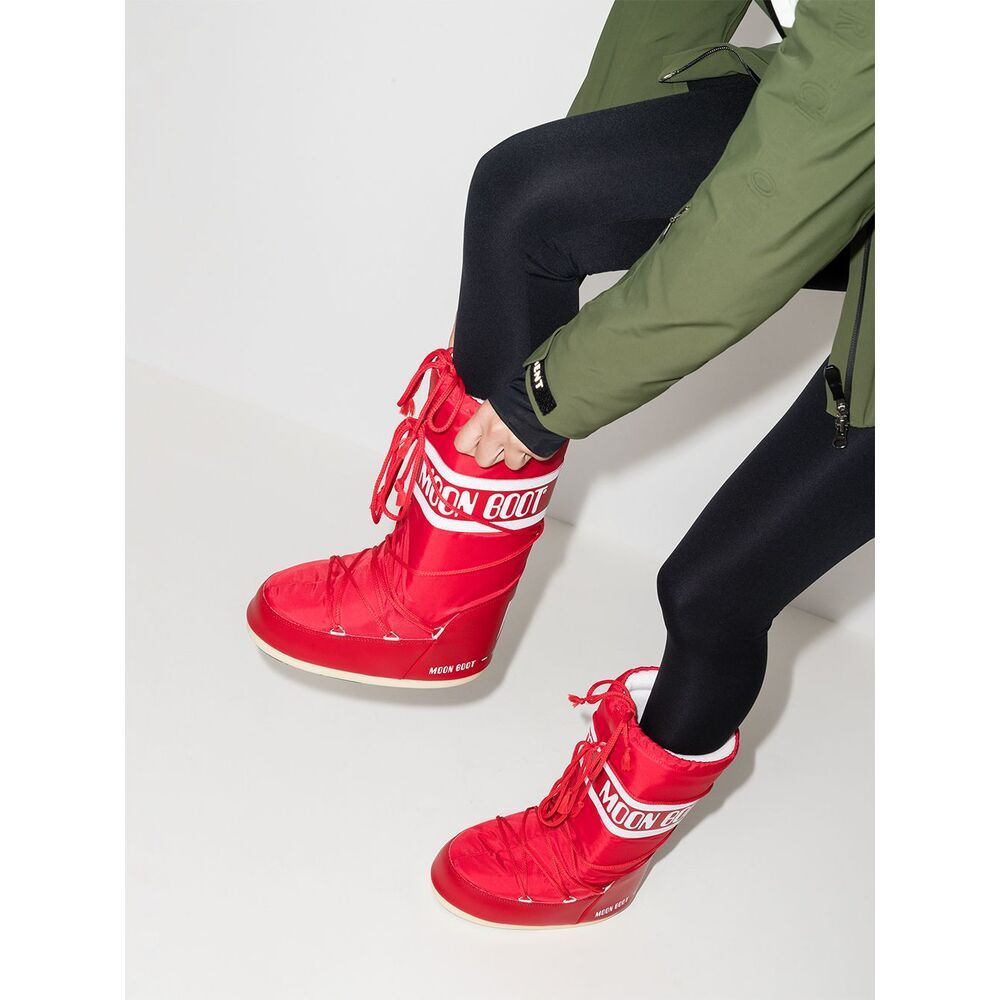Moon Boot Unisex Mb Icon Boots In Red