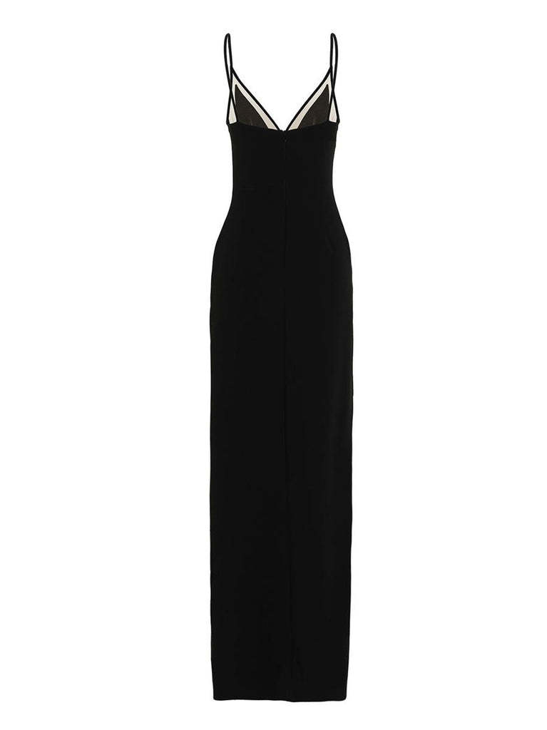David Koma Suspender Dress In Black