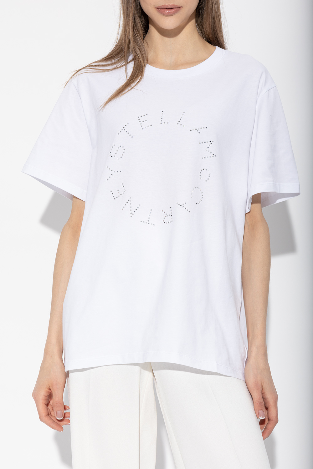 Stella Mccartney T-shirt  Woman Color White In White
