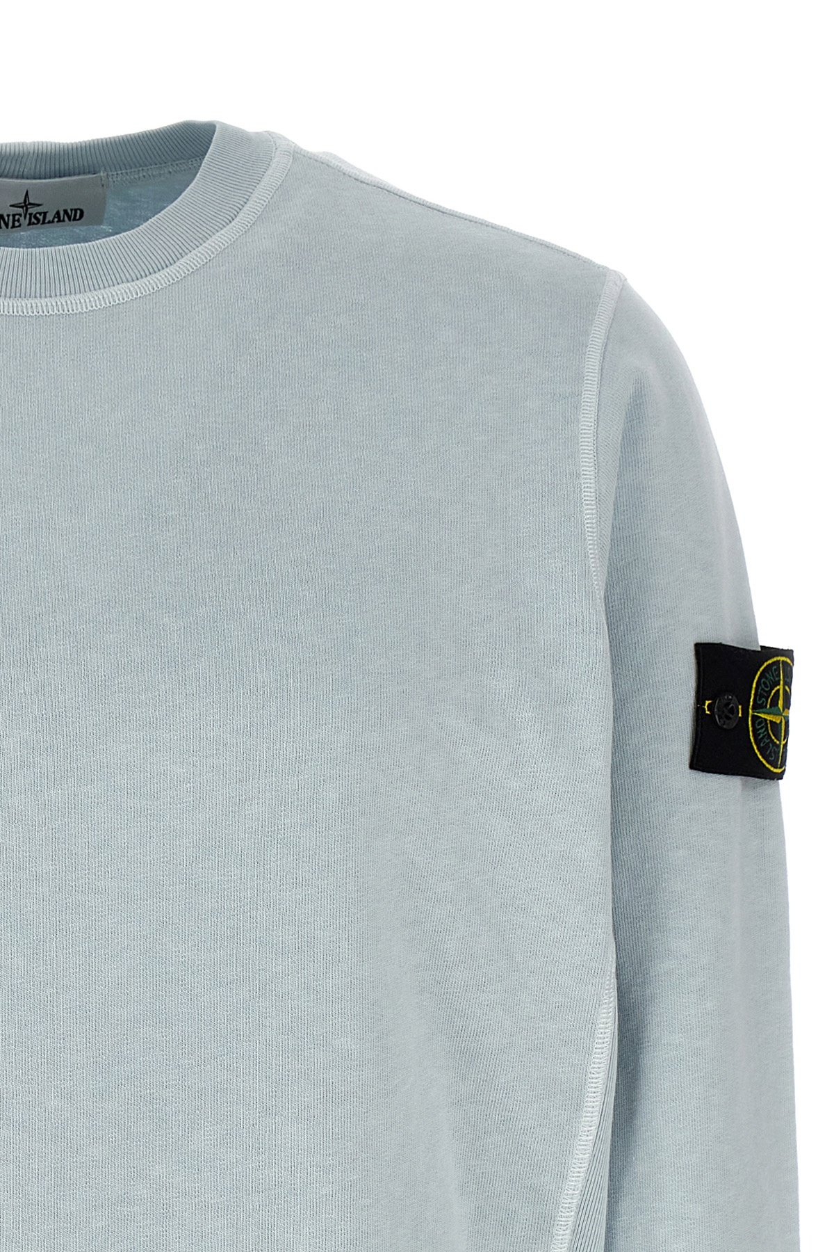 Stone Island Round-neck Sweater In Blue