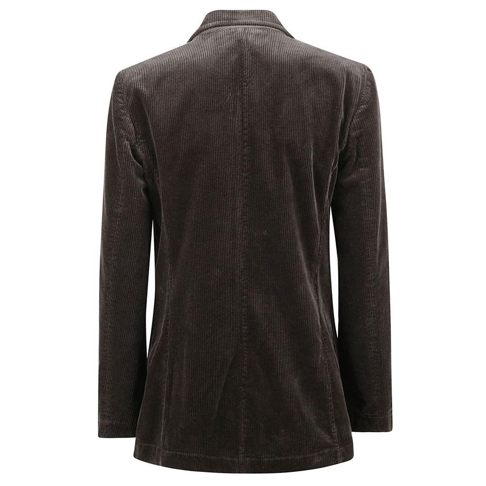 Aspesi Single-breasted Suit Jacket In Black