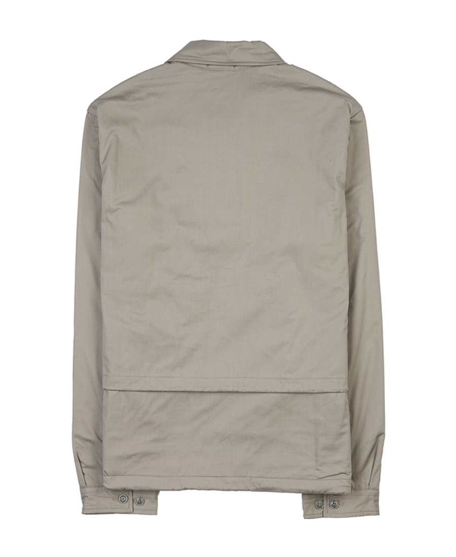 C.p. Company Long-sleeved Casual Jacket In Gray