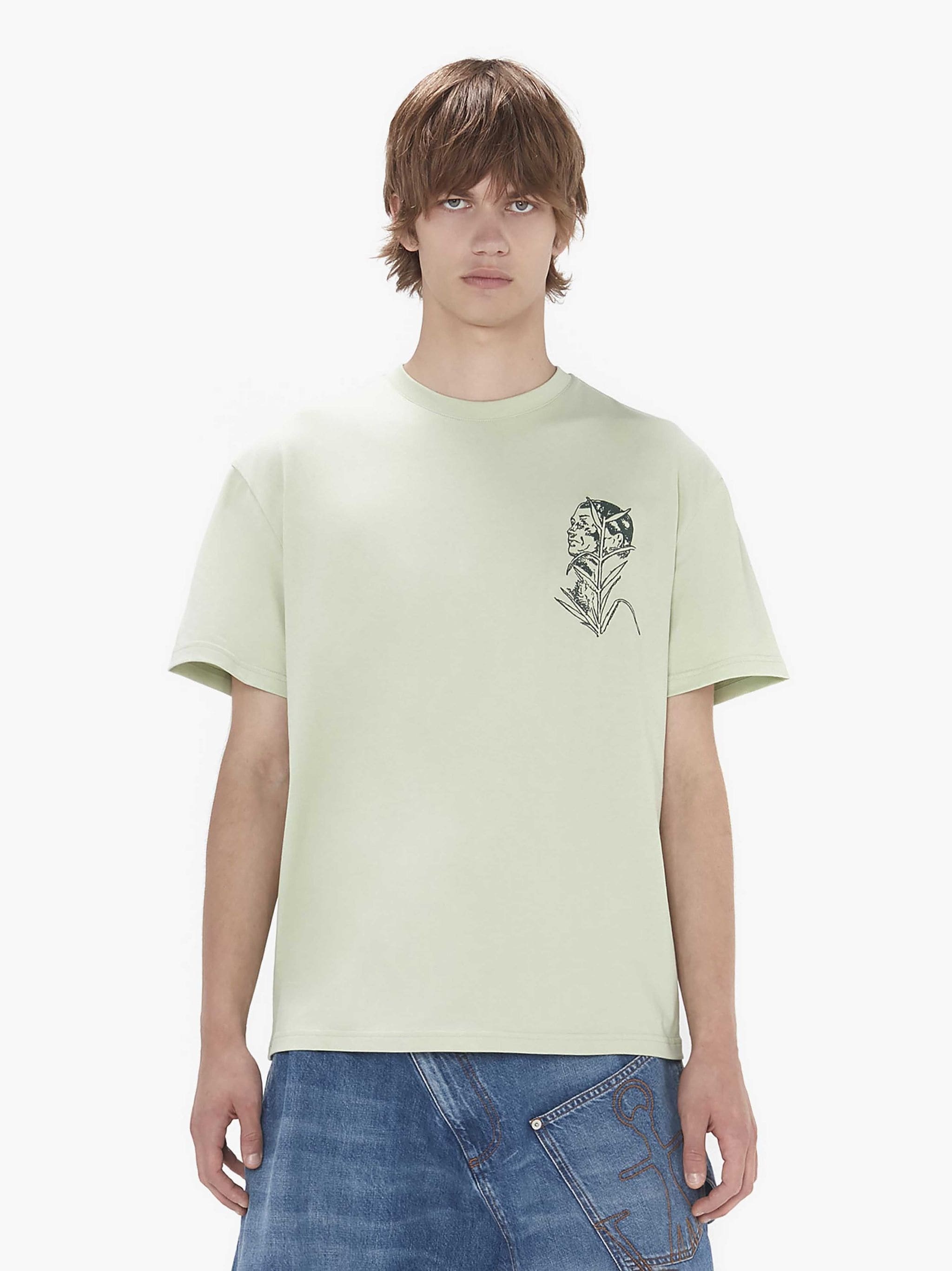 Jw Anderson X Pol Anglada Cotton T-shirt In Nude