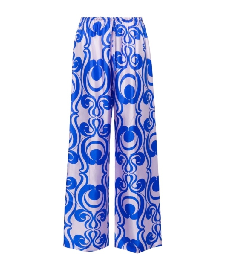 Dries Van Noten Drawstring Casual Trousers In Blue