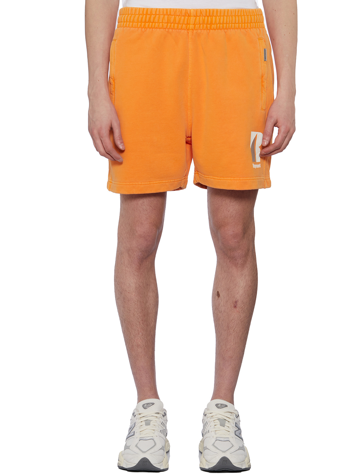 Represent Logo Detail Shorts In Orange