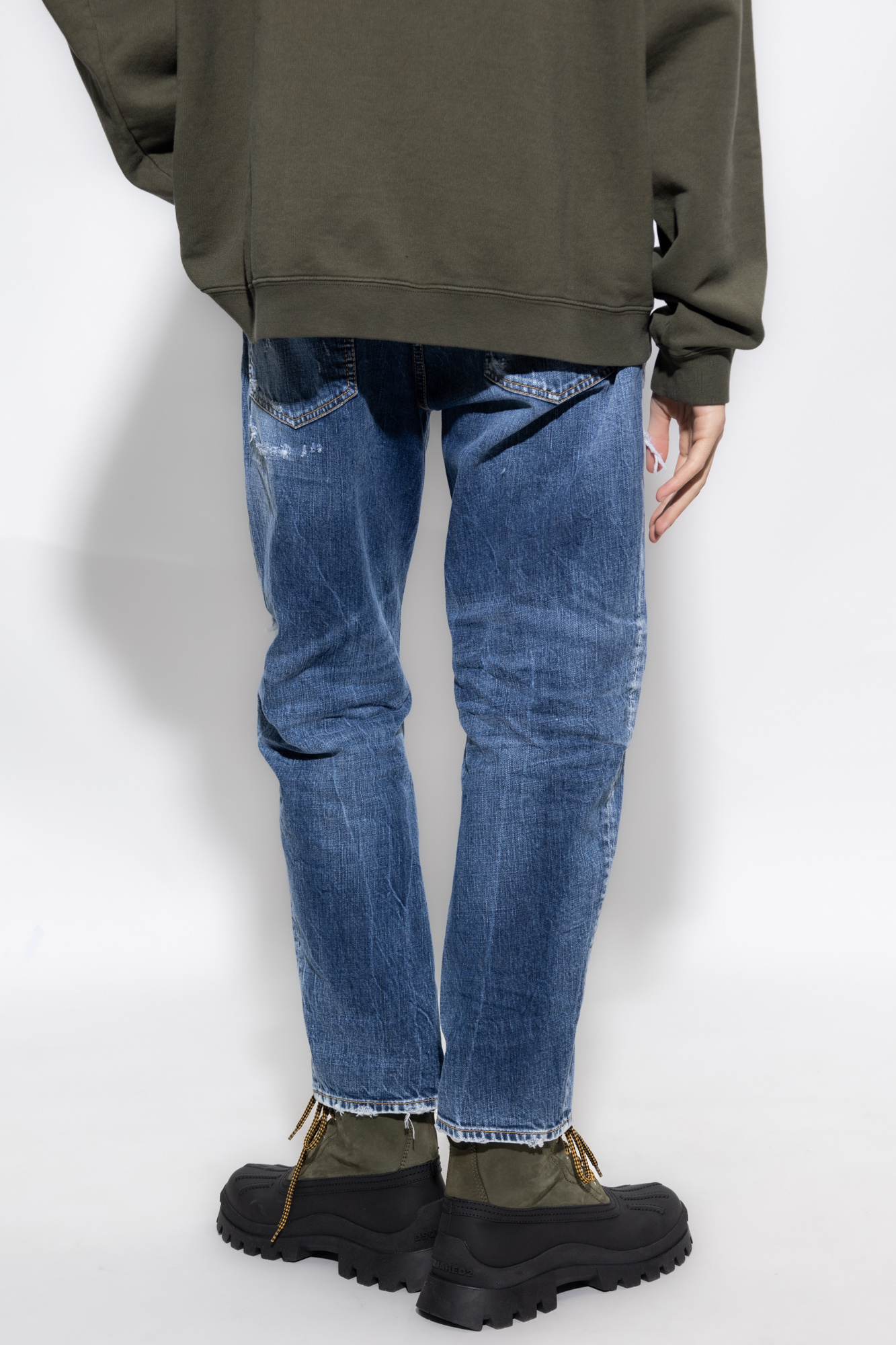 Dsquared2 Denim Bro Jeans In Blue