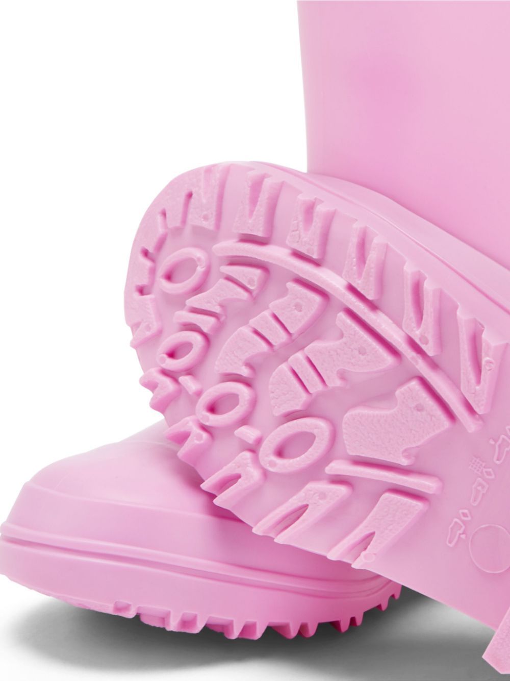 Versace Medusa-embossed Wellies In Pink
