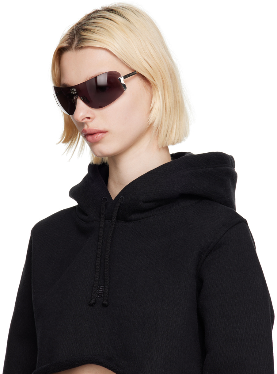 Givenchy Logo Sunglasses In Gray