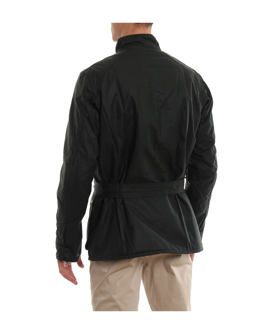Barbour Belted Jacket In Black