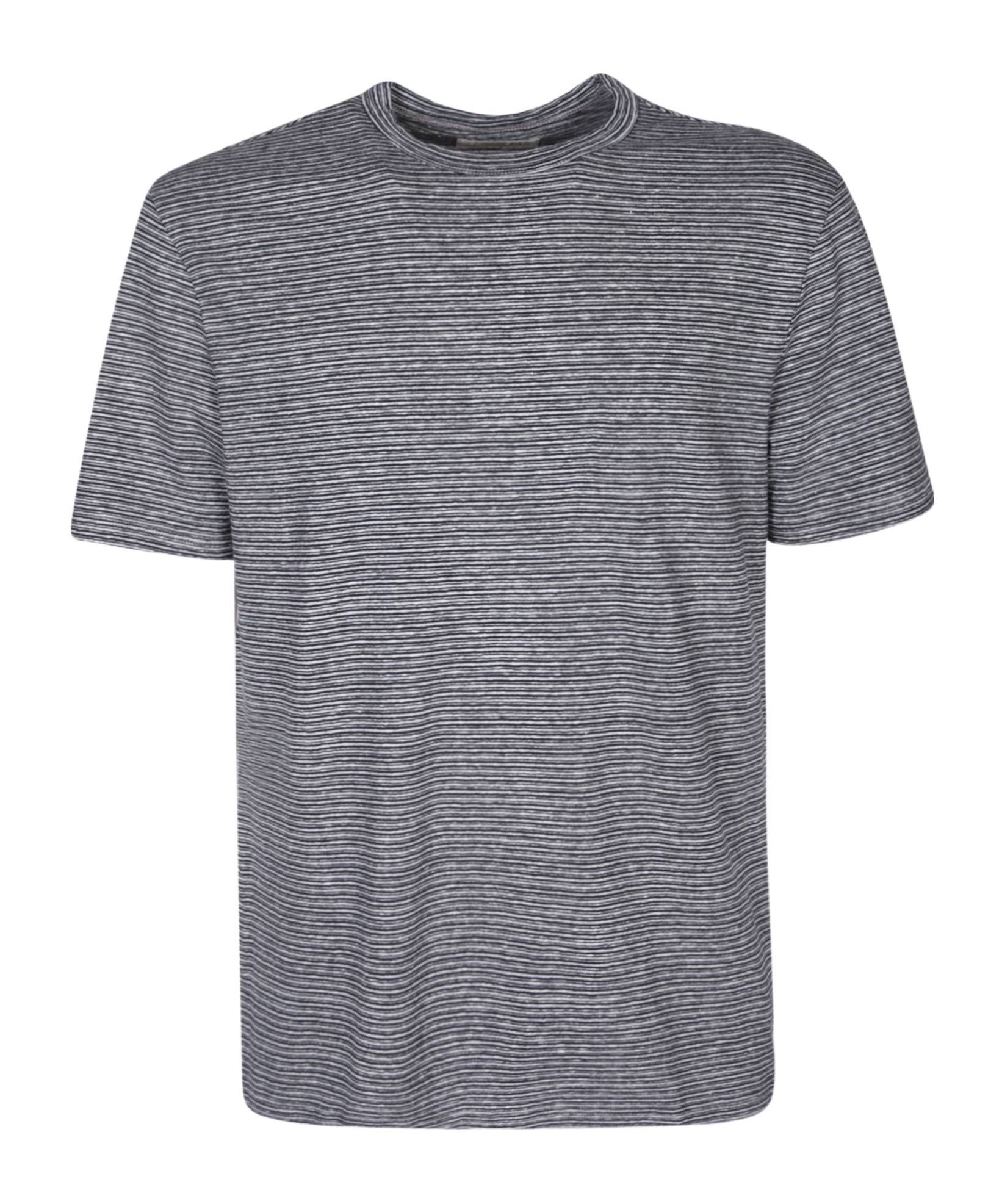 Shop Officine Generale Short-sleeved T-shirt In Gray