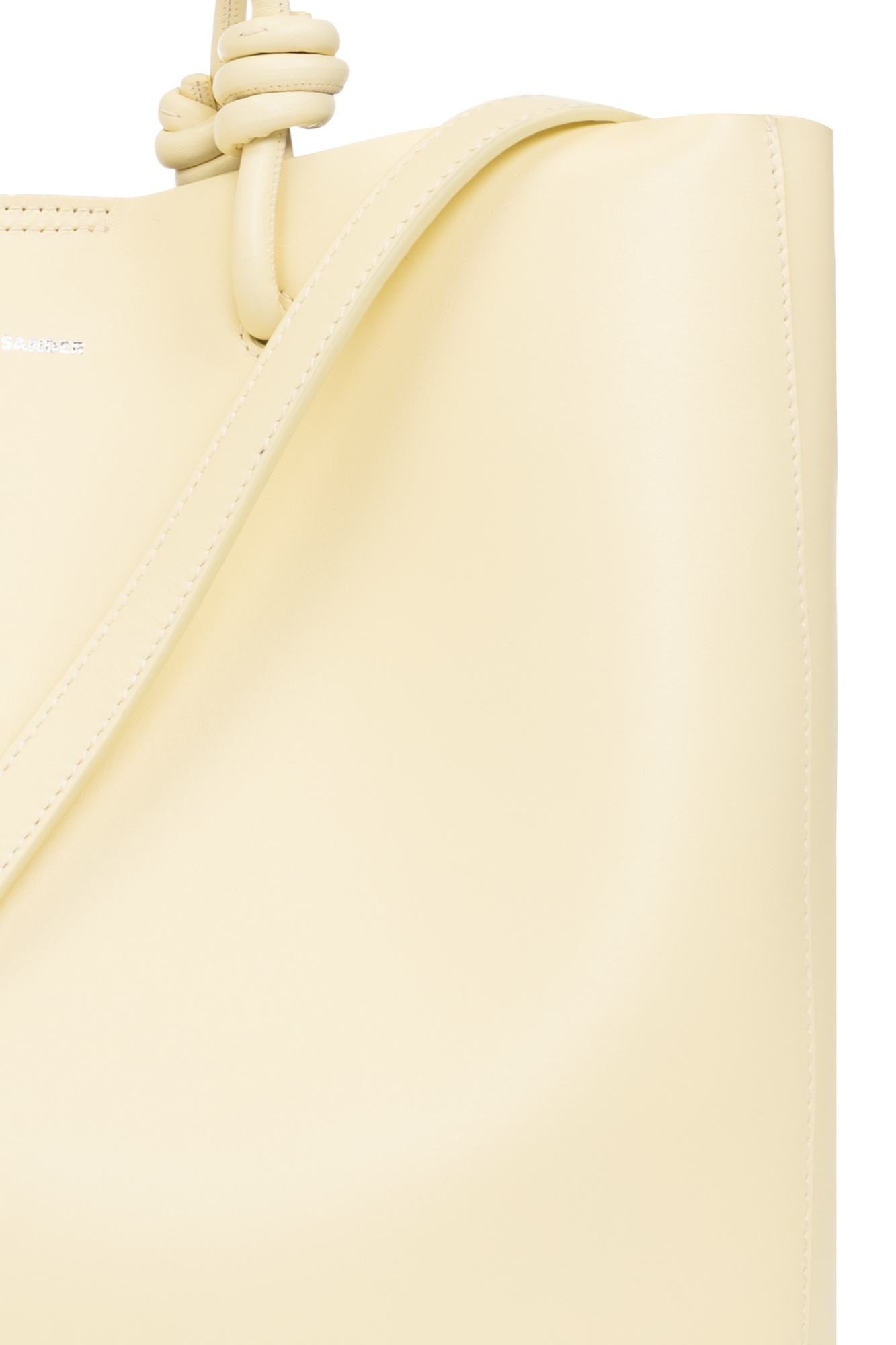 Jil Sander Giro Leather Crossbody Bag In Nude