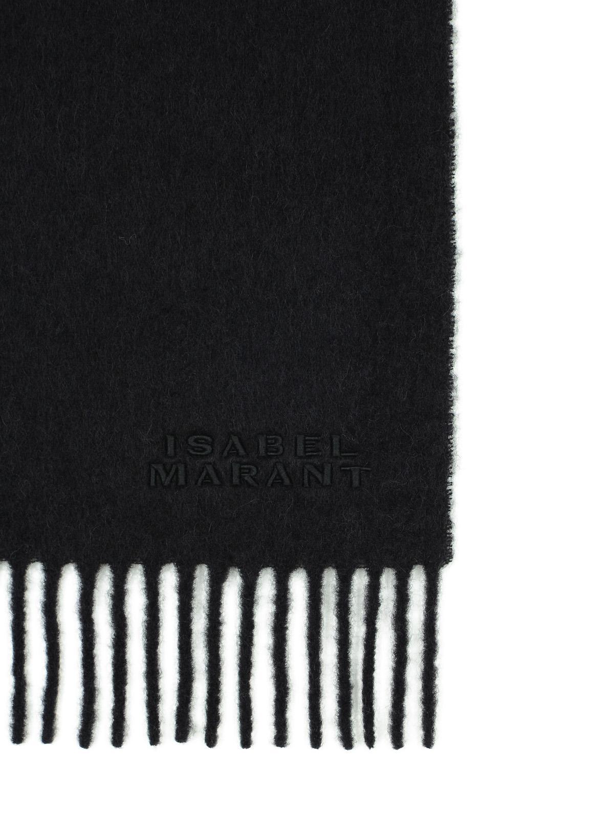 Isabel Marant Fouzy Gd Scarf In Black