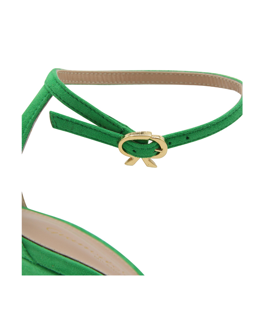 Shop Gianvito Rossi Riccam Pointed-toe 90mm Pumps In Green