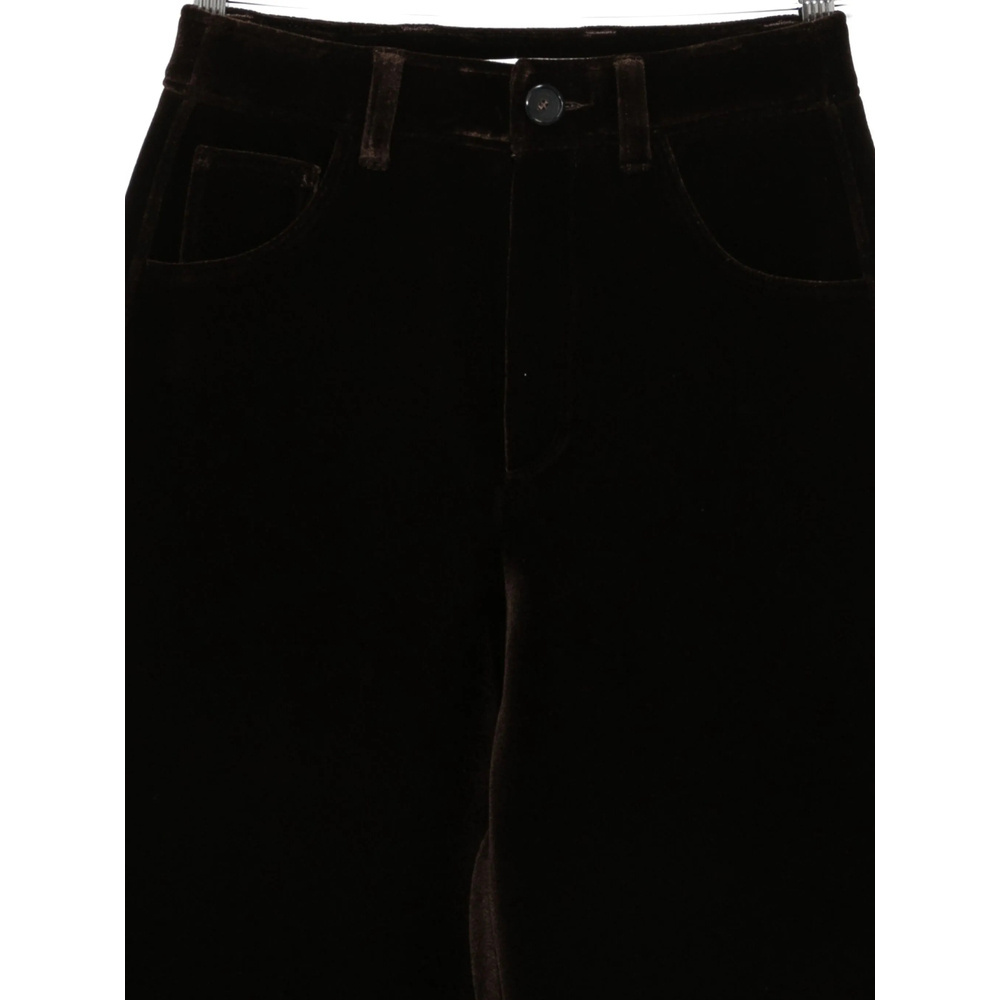 Séfr Janis Wide-leg Trousers In Brown